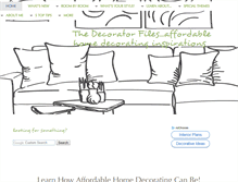 Tablet Screenshot of decoratorfiles.com